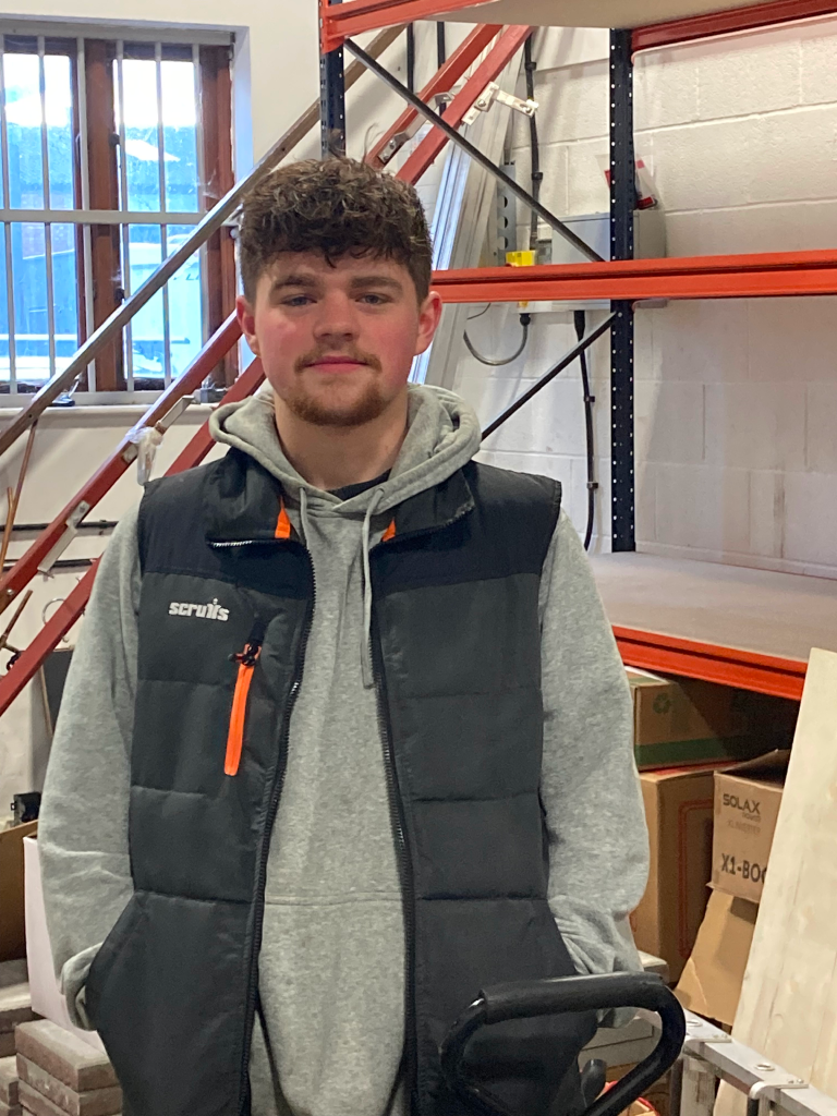 Malvern solar team member Gethin